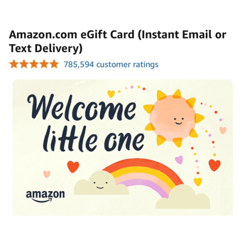 Amazon.com: Amazon eGift Card Smile - Baby: Gift Cards