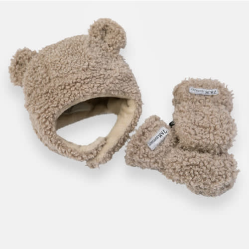 Cub Set - Teddy | Hat & Mittens