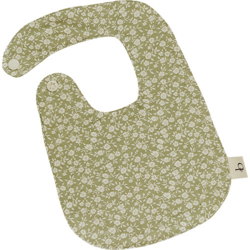 Signature Cotton Print Bib, Hearty - Bloomere | Maisonette