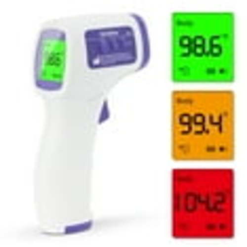 Forehead Thermometer Non Touch Digital Medical Thermometer, Infrared Accurate Instant Digital Display, 3 Color LCD Backlight, Suitable for Adult and Kids