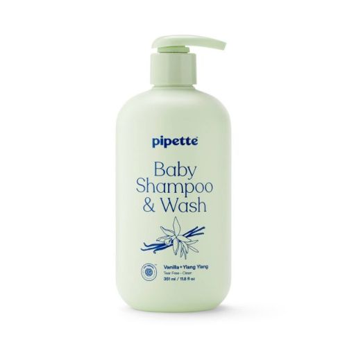 Pipette Baby Shampoo + Wash Vanilla + Ylang Ylang - 11.8 Fl Oz
