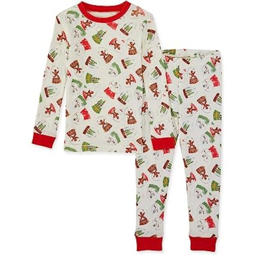 Burt's Bees Baby Baby Boys' Pajamas, Tee and Pant 2-Piece Pj Set, 100% Organic Cotton