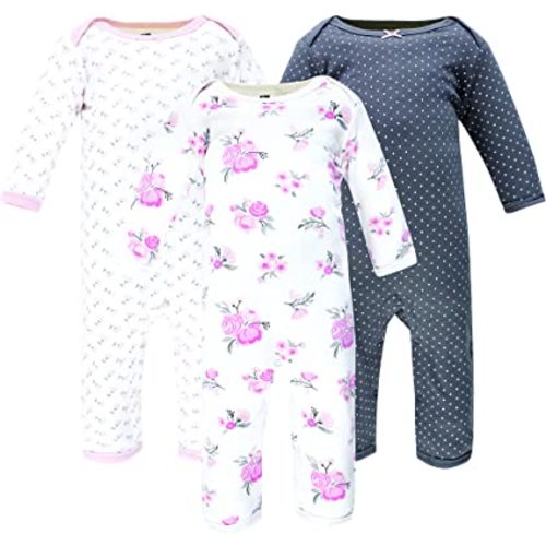 Hudson Baby baby-girls Cotton Coveralls