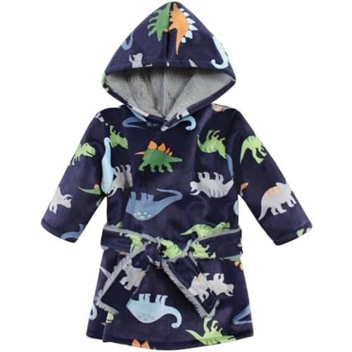 Hudson Baby Unisex BabyMink with Faux Fur Lining Pool and Beach Robe Cover-ups