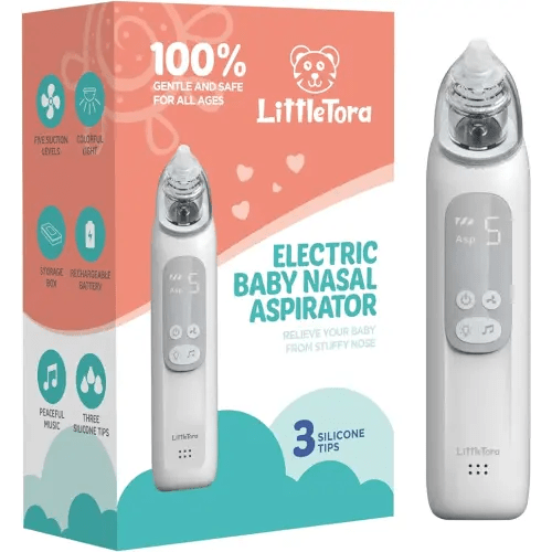 Baby Nasal Aspirator - Rechargeable Electric Nose Sucker Baby Nose Cleaner - Toddlers Booger Mucus Sucker - Baby Vac Nasal Aspirator - Infant Booger Suction Removal Device