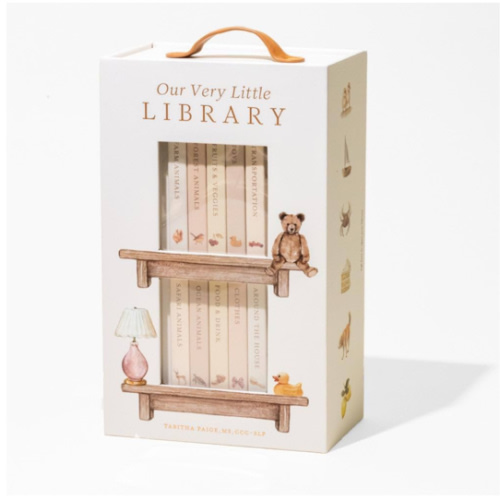 Our Very Little Library Board Book Set: A Foundational Language Vocabulary Board Book Set for Babies (Tabitha Paige Children's Book Series)