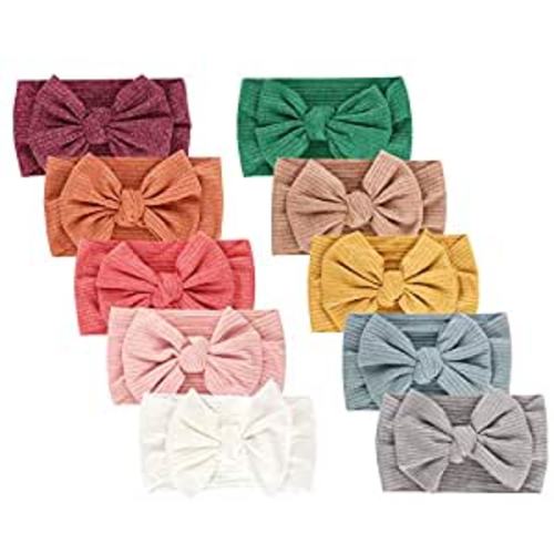 Amazon.com: DRESHOW BQUBO Baby Headbands Baby Girls Bows Headband Newborn Bow Handmade Soft Nylon Headbands with Bows Hair Accessories for Newborn Baby Infant Toddlers Kids : Baby
