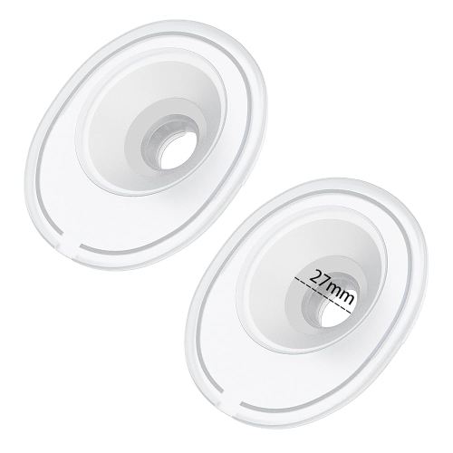 2pcs Flange 27mm Compatible with Momcozy M5 Breast Pump, 27mm Flange M5 Breast Pump Replacement Accessories,m5 Replacement Parts