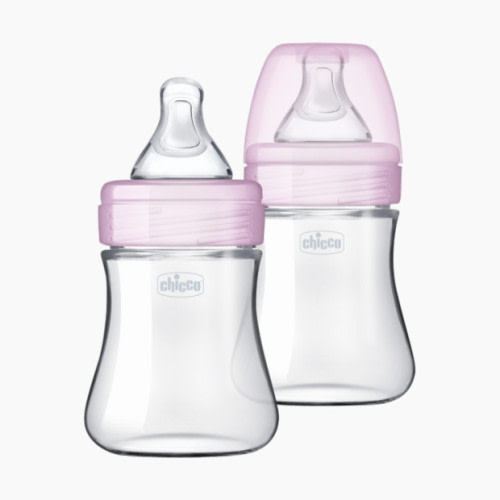 Duo Hybrid Baby Bottles with Invinci-Glass - Pink