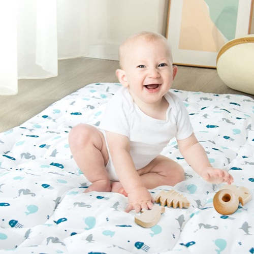 Baby Play Mat | Playpen Mat - Multi-Size Mat, Thicker Padded Tummy Time Activity Mat for Infant & Toddler