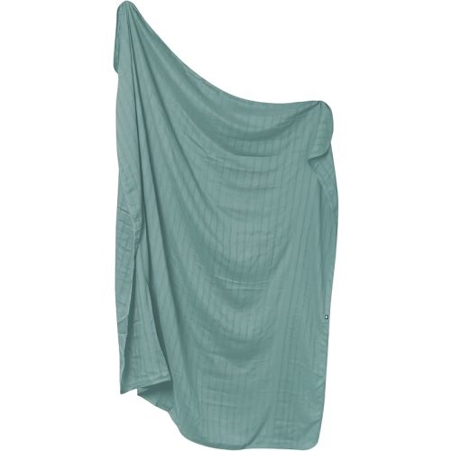 KYTE BABY Rayon Made from Bamboo Muslin Swaddle Blanket, Soft & Breathable, Slate
