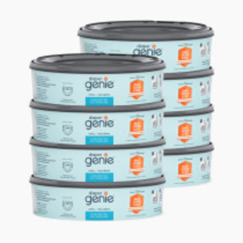Diaper Genie Round Refill Bags (8-Pack) - Blue, Unscented