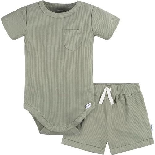 Gerber Baby Bodysuit and Short Set