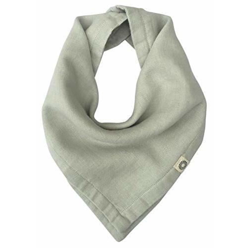 Kishu Baby Indi - Fairtrade Certified Organic Bandana Scarf Bib, Dual Layer, 4-Way Reversible Muslin Baby Bandana Bibs for Boys or Girls