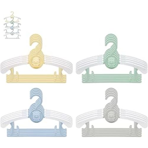 Amazon.com: JSF Adjustable Baby Hangers for Baby Girl Boy, 20pcs Toddler Kids Child Nursery Closet Hangers, Non-Slip and Extendable Laundry Infant Hangers for Newborn Clothes (Colourful Bear Hangers) : Home & Kitchen