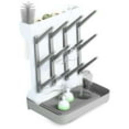 Smasener Baby Bottle Drying Racks, Large Vertical Bottle Drying Racks, Space-Saving Vertical Drying Racks for Cleaning Bottles and Pump Parts (Gray)