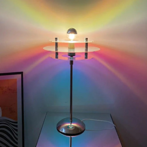 Bauhaus-inspired Retro Aura Sunset Lamp - Rumi Living