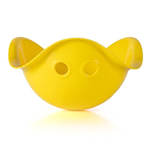 Fat Brain Toys bilibo by MOLUK, bilibo Seats for Toddlers and Kids, Indoor/Outdoor Play, Toys for Ages 2-4, Yellow