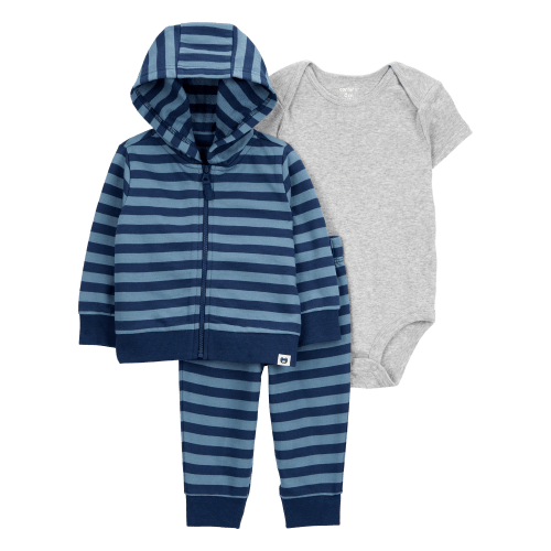 Baby 3-Piece Striped Little Cardigan Set - Carter's | Carter's