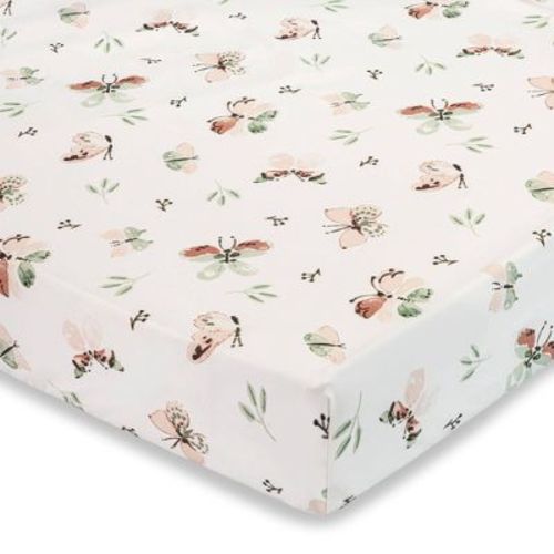 Crane Baby Cotton Sateen Fitted Crib Sheet