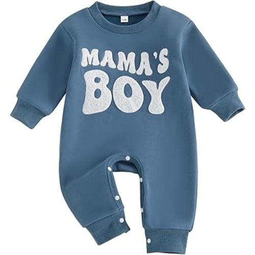 Newborn Baby Boy Fall Outfit Romper Jumpsuit Warm Infant Clothes