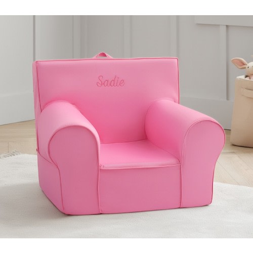 Anywhere Chair®, Bright Pink Twill | Pottery Barn Kids