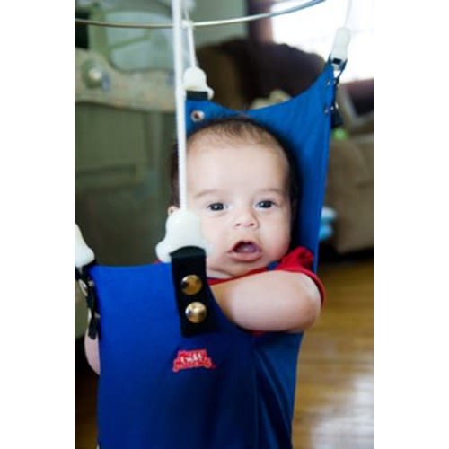 Merry Muscles Ergonomic Jumper Exerciser Baby Bouncer -Blue