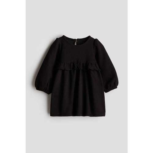 FRILL-TRIMMED DRESS