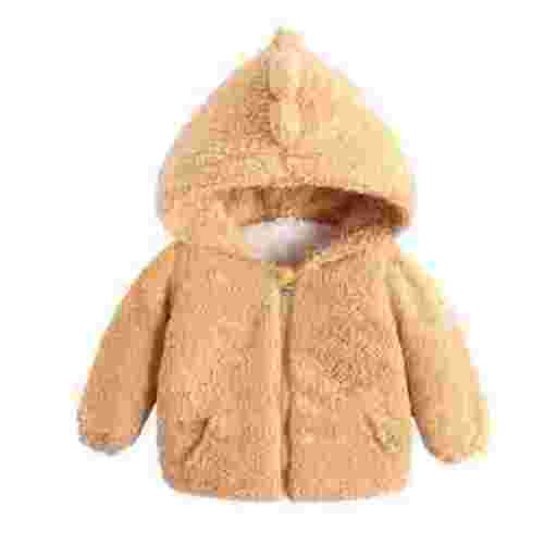 Baby Jacket 12 Months Newborn Infant Baby Boys Girls Dinosaur Hooded Pullover Tops Warm Clothes Coat New Fall Jackets Winter Outerwear Beige 18-24 Months