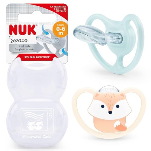Baby Dummy | 0-6 Months | Pacifiers with Extra Ventilation for Sensitive Skin for Sensitive Skin | BPA-Free Silicone