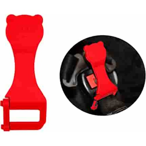 Bear Buddy Unbuckle Assistant Release Tool | Easy Way to Unbuckle Carseats | Perfect for School Drop-Offs and Travel to Release Buckle | Made in USA (Red)