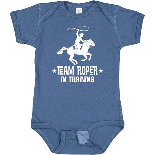 inktastic Team Roper in Training Cowboy Baby Bodysuit