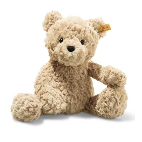 Steiff Jimmy Teddy Bear, Premium Teddy Bear Stuffed Animal, Plush Toy for Kids (Light Brown, 12")