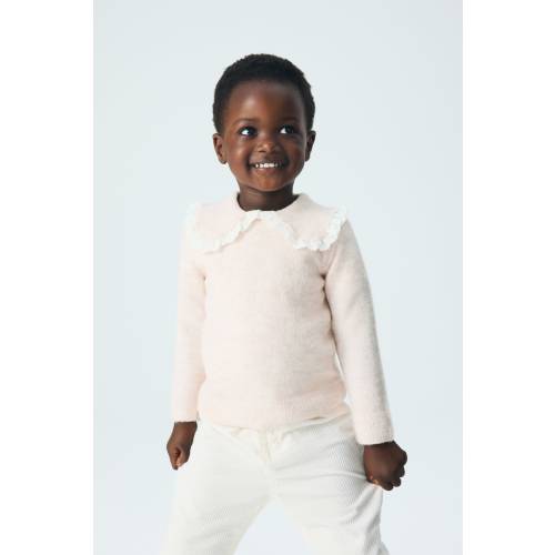 SWEATER WITH PETER PAN COLLAR