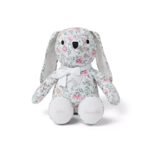 Baby White Floral Flowers The Bunny Plush by Janie and Jack
