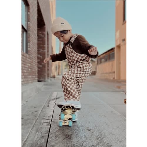 Teddy Checker Overalls