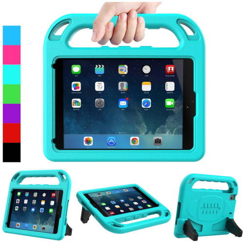 AVAWO Kids Case for iPad Mini 1 2 3 4 5 - Light Weight Shock Proof Handle Friendly Convertible Stand Kids Case for iPad Mini, Mini 5 (2019), Mini 4, iPad Mini 3rd Generation, Mini 2 Tablet - Turquoise