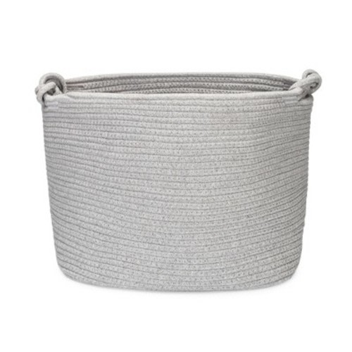 Parker Baby Co. Rope Storage Cube Bin, Color: Gray