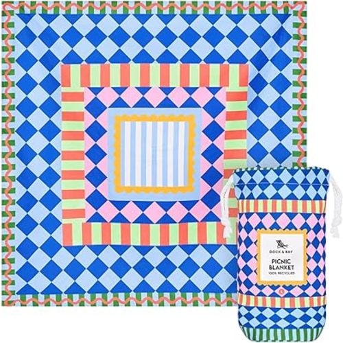 Dock & Bay Outdoor Play Blanket - X Large (94x66) - Bright Side Up