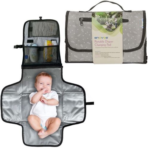 Enovoe Portable Diaper Changing Pad For Baby - Gray
