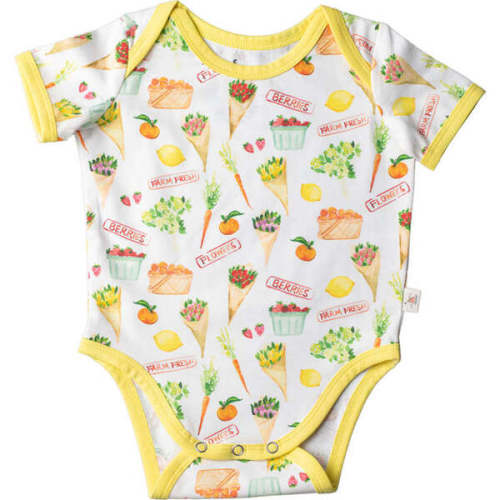 Short Sleeve Bodysuit, Farm Fresh - Moon Breeze Mercantile | Maisonette