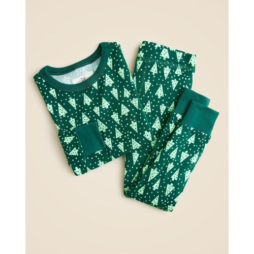 Kids' long-sleeve printed pajama set, Magic Forest - size 12