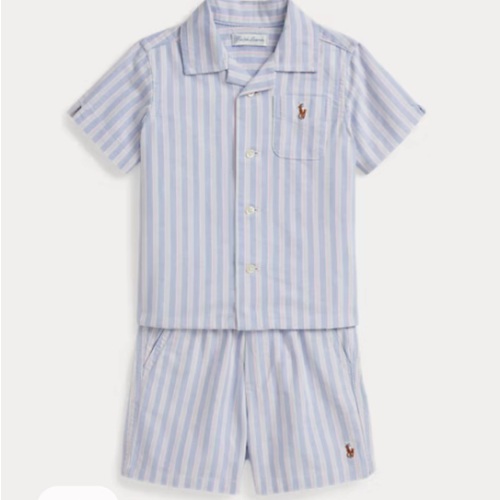 Oxford Shirt & Polo Prepster Short Set