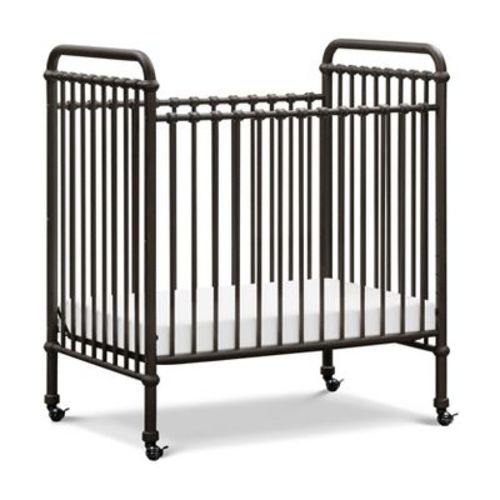 Namesake Abigail 3-in-1 Convertible Mini Metal Crib - Vintage Iron