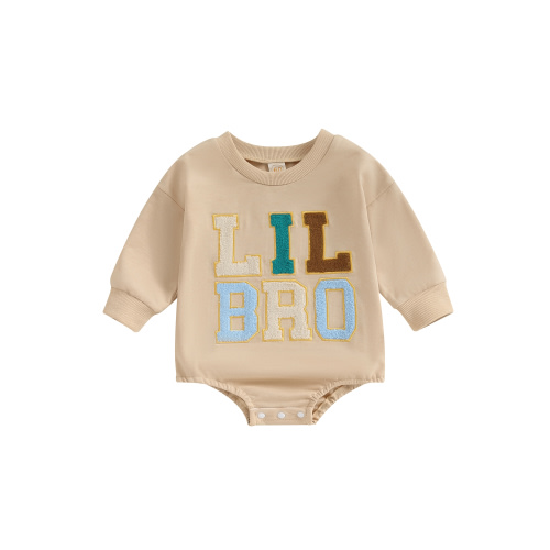 Big Brother Little Brother Matching Outfits Baby Boy Sweatshirt Long Sleeve Letter Embroidered Pullover Tops Fall Clothes