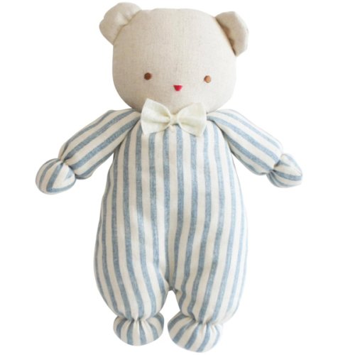 Alimrose Baby Ted – Chambray Stripe