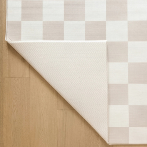 Padded Play Mat - Checkers & Herringbone