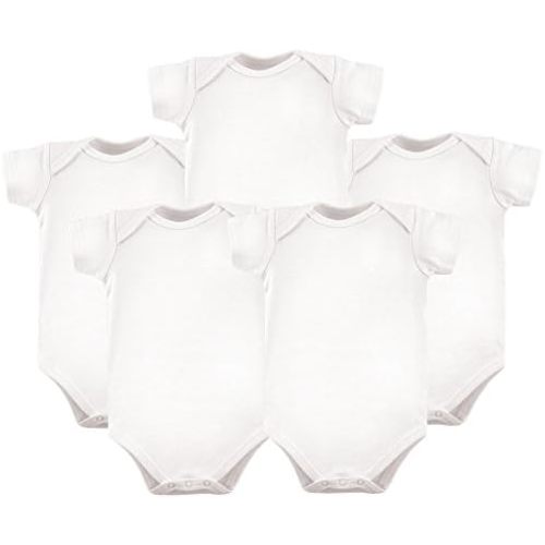 Hudson Baby Unisex Baby Cotton Bodysuits 5-pack