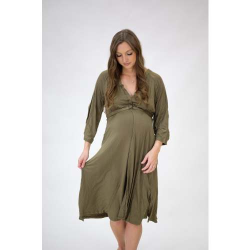 Amelia Labor & Postpartum Gown in Sage – Lila