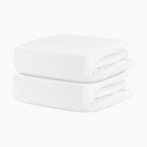 Newton Baby 2-Pack Organic Cotton Breathable Crib Sheets - Solid White 2 Pack